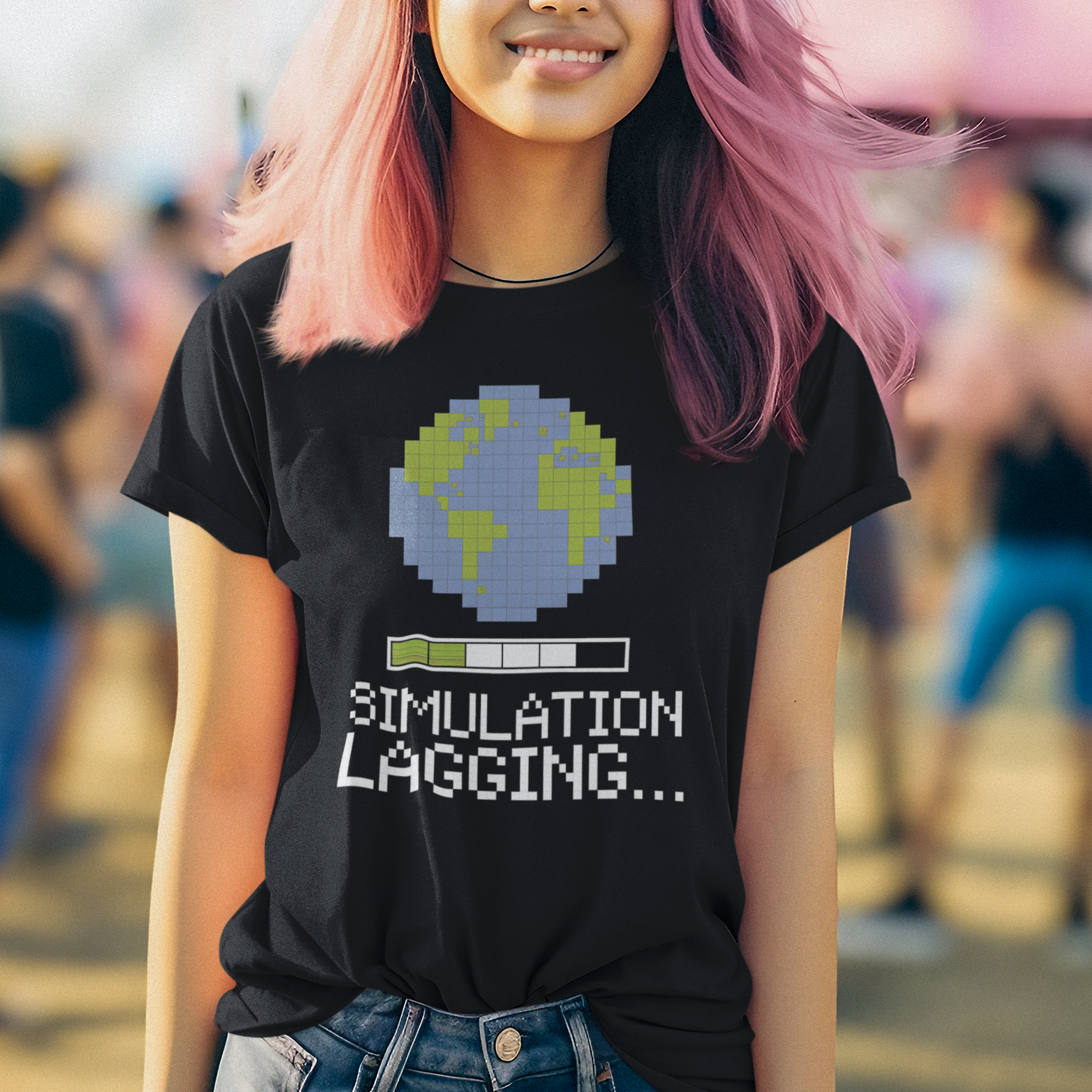 Earth Simulation Lagging Tee